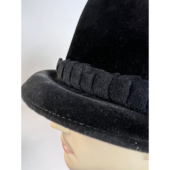 Vintage Borsalino Velour Fedora Hat Made In Italy - Picture 3 of 16